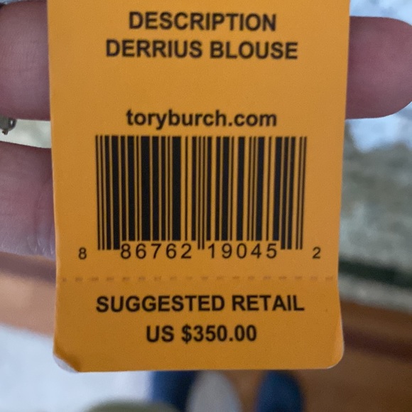 Tory Burch Silk Derrius Blouse (BNWT) - Picture 7 of 7